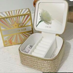 Christian Dior 2025 Holiday Limited Edition Zip- around Jewelry Case - NIB!